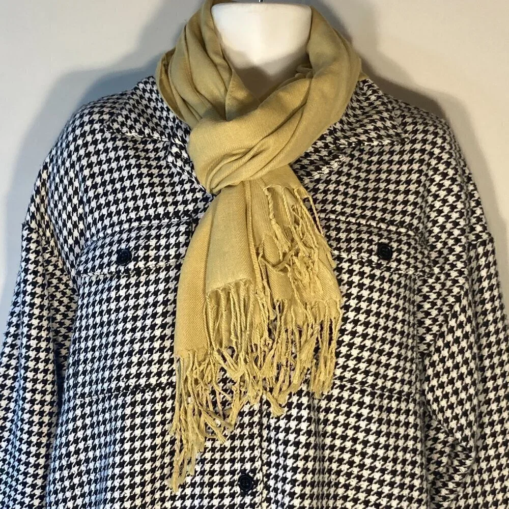 Muted Yellow Scarf or wrap 75